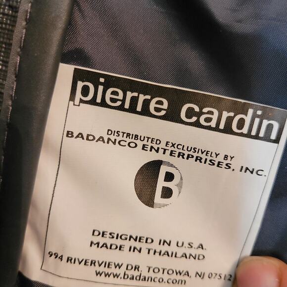 Vintage 1970s PIERRE CARDIN Tapestry Garment Suit Bag Luggage Carry On RARE Zip - Picture 12 of 13